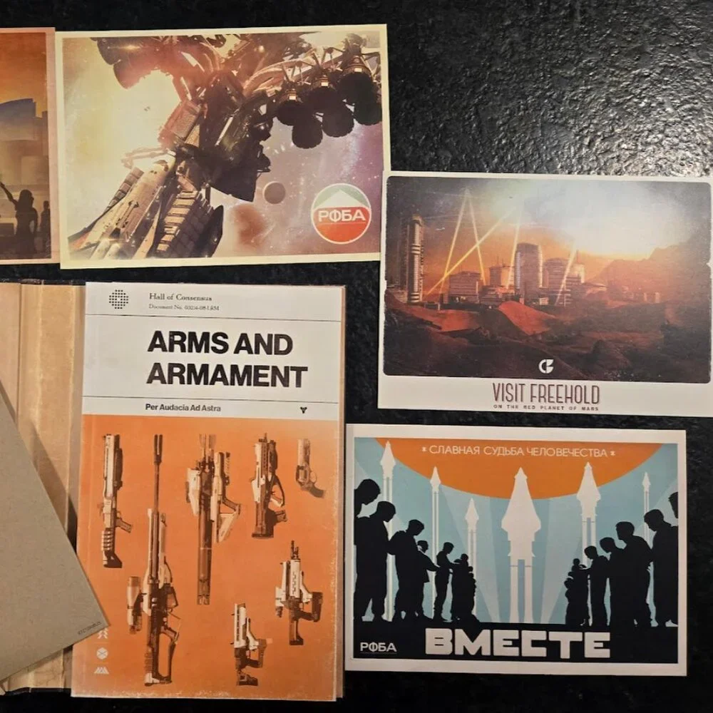 Destiny Limited‎ Edition Folio Arms and Armament Collector Book & Postcar…